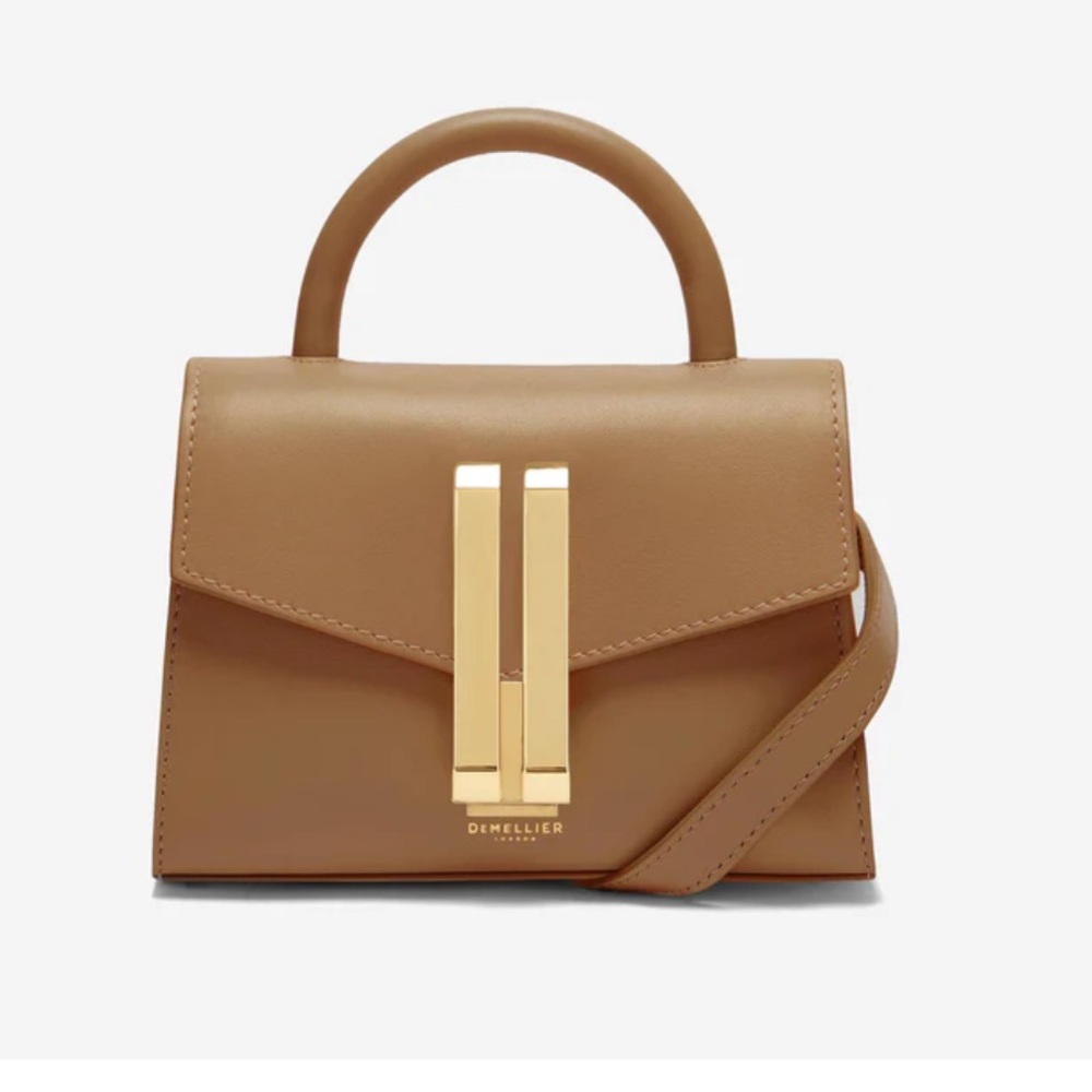 DeMellier Nano Leather Montreal Top-Handle Bag
